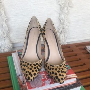 SLASHING PRICES!! Loeffler Randall leopard heels